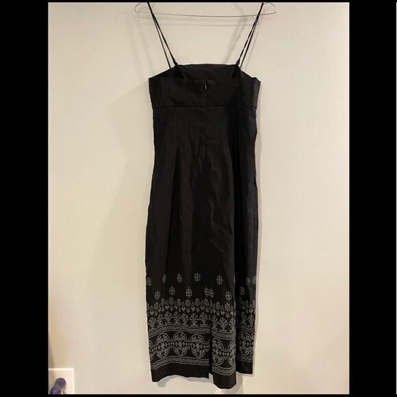 GUESS JEAN FITTED REMOVABLE STRAP SLEEVELESS DRESS - Picture 1 of 6